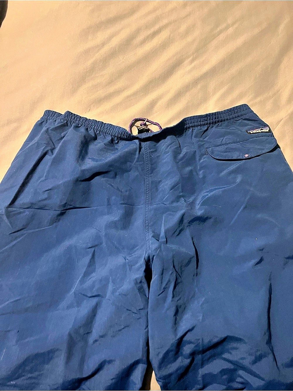 Patagonia Men’s Baggies Navy Blue pants size large